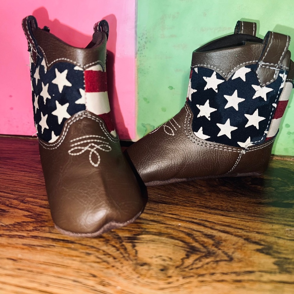 American flag cowboy boots